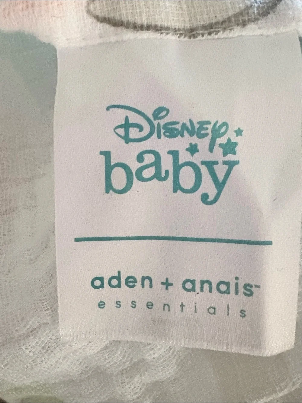 Aden &‎ Anais Baby Disney Dumbo Muslin Swaddle Blanket Elephant Stripes 45”x43”